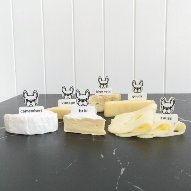 French Bulldog cheese