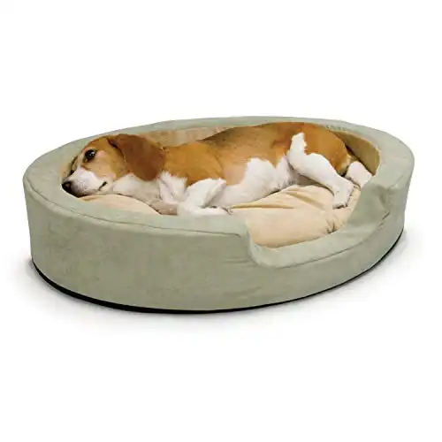 K&h pet products thermo-snuggly sleeper heated pet bed