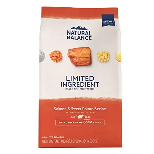 Natural balance limited ingredient diet salmon & sweet potato adult grain-free dry dog food